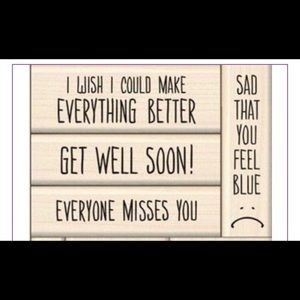 Inkadinkado Get Well Stamp Set